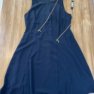 Ivanka Trump Women’s Blue A-Line Midi Dress